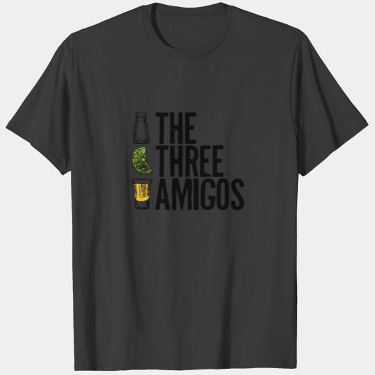 The Three Amigos Tequila Lime Salt Cinco De Mayo T-shirt