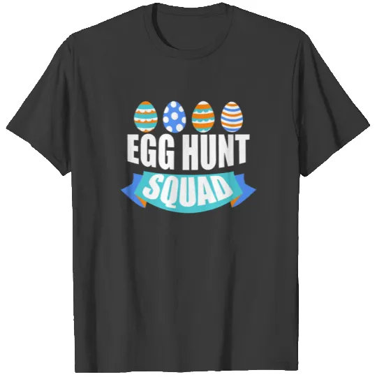 Kids Egg Hunt Squad Boy Shirt Easter Egg Hunting T-shirt