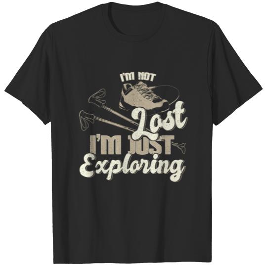 Discover Hiking Saying T-shirt