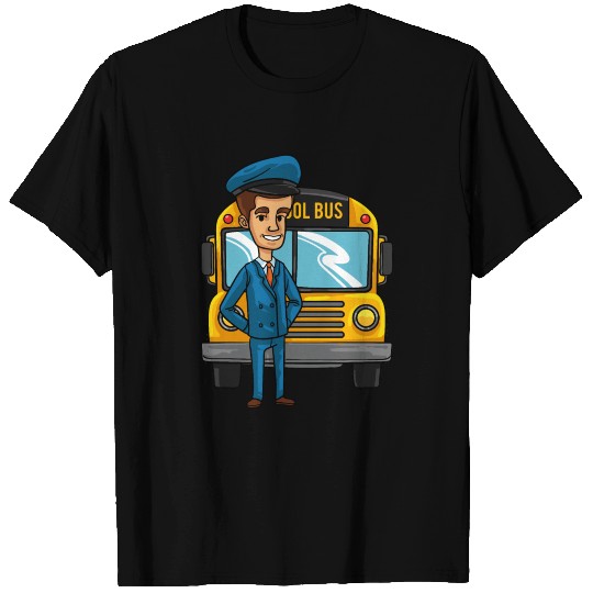 School Bus Drivers Transport Funny Gift T-shirt