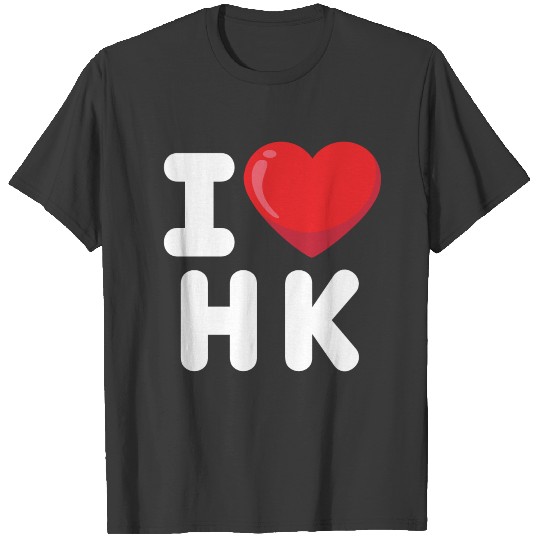 i love hong kong china T-shirt