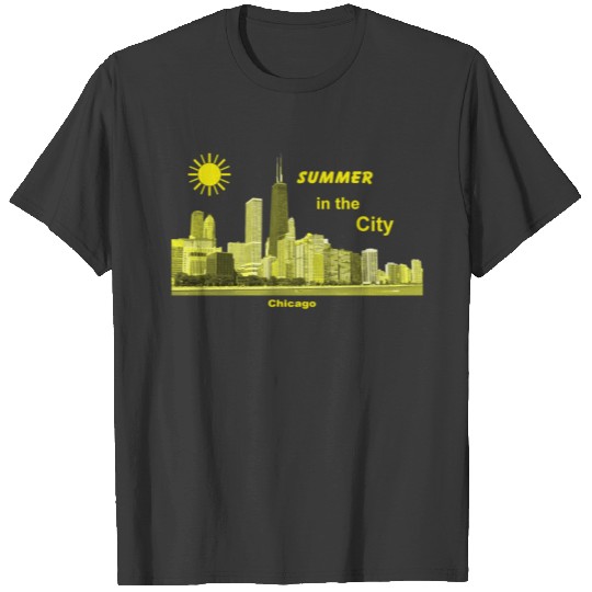 Chicago Illinois USA Summer Holiday City T-shirt