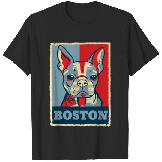 Discover Boston Terrier Dog Puppy Retro Vintage Funny Gift T-shirt