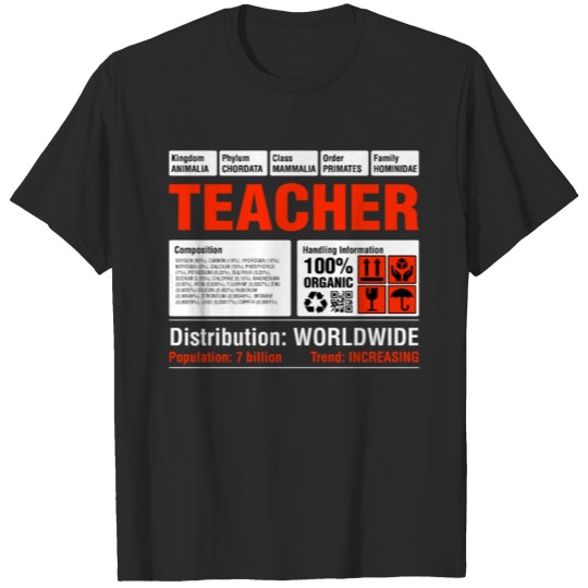 Discover Funny Teacher Tee T-shirt