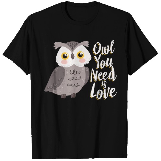Owl Cute Bird Animal Inspirational Cool Gift T-shirt