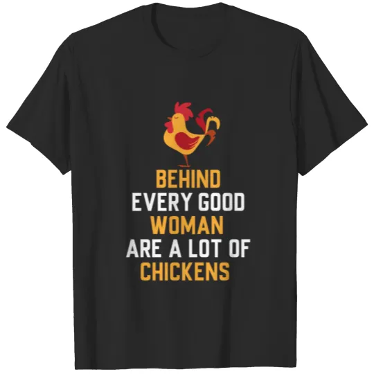 Discover Chicken Woman Animal Farmer Gift T-shirt