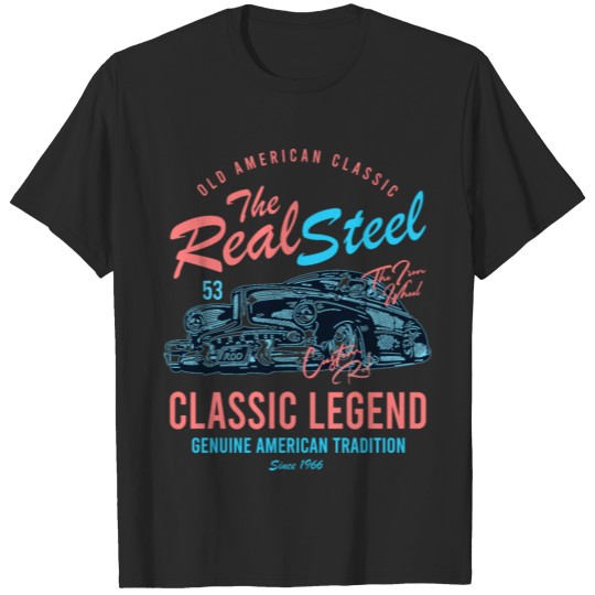 Discover The Real Steel Old American Classic Mojo Design T-shirt