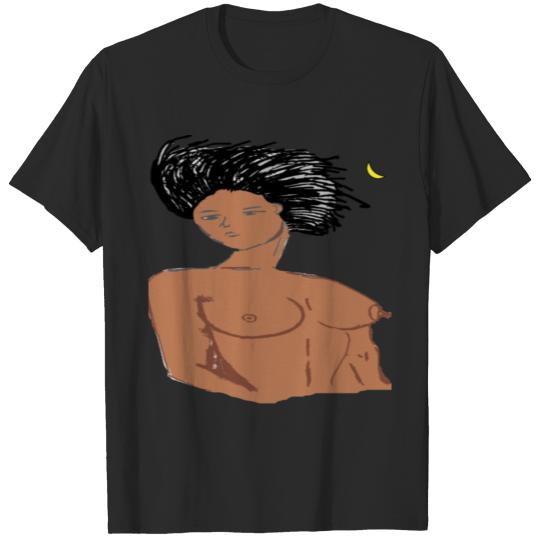 Discover T-Shirt woman breast T-shirt