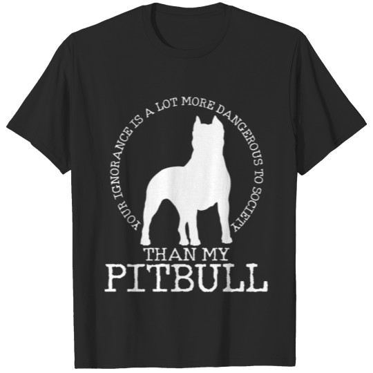 Discover Pitbull Dog Owner Animal T-shirt
