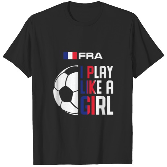 Discover France soccer girl T-shirt