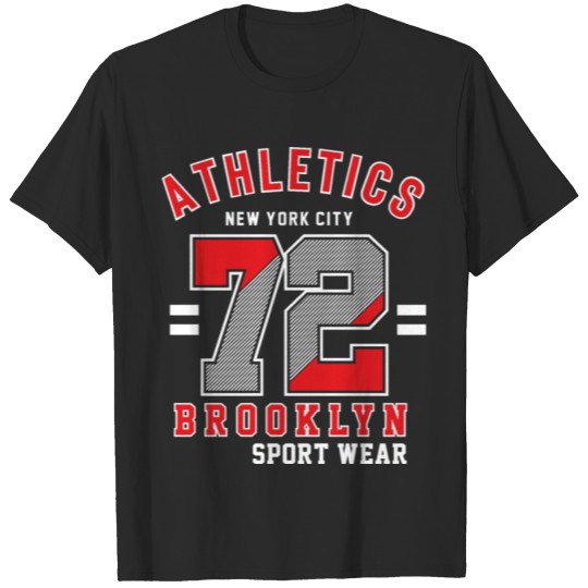 Discover Athletics Brooklyn New York City Sport Wear. T-shirt