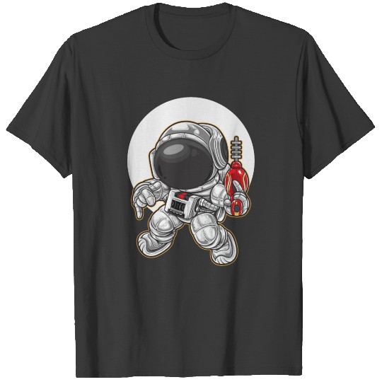 Cartoon Astronaut Space Ranger Dance T-shirt