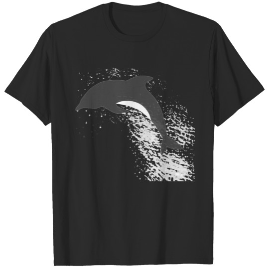 Discover Dolphin jumping sea animal lover whale T-shirt