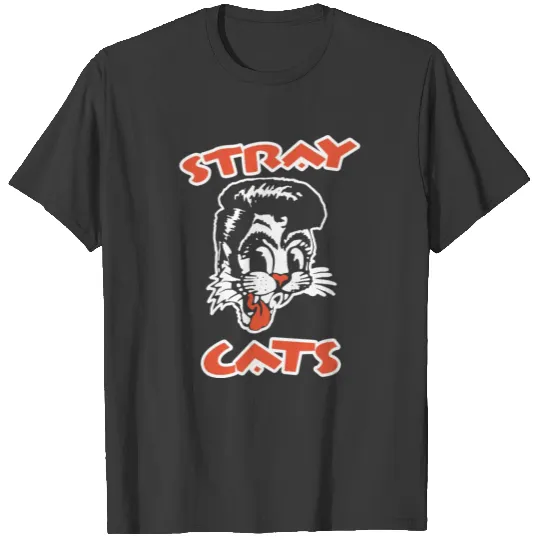 STRAY CATS Rockabilly Cool Cat Tattoo T-shirt
