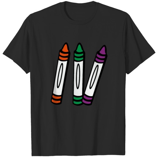 Discover Crayons funny tshirt T-shirt