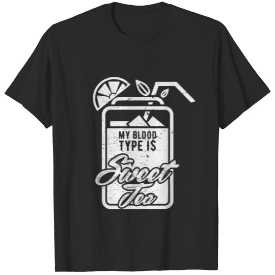 Sweet Tea design | Funny Cocktail Glass Lemon T-shirt
