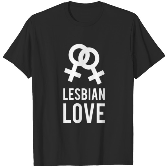 Discover Lesbian Love Logo funny tshirt T-shirt