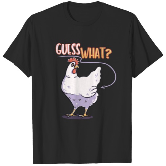 Discover Funny Guess What Chicken graphic for women men T-shirt
