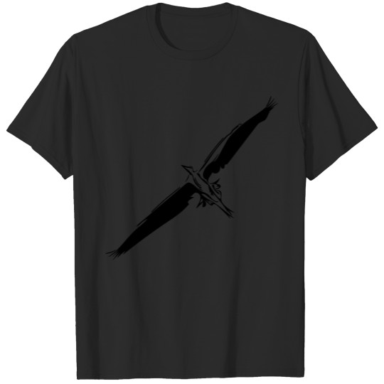 Discover Flying Heron T-shirt