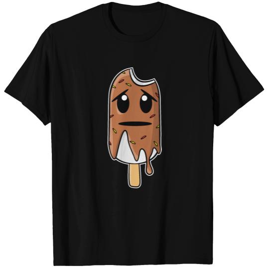 Ice Chocolate Brown Sad Disappointed Vector T-shirt