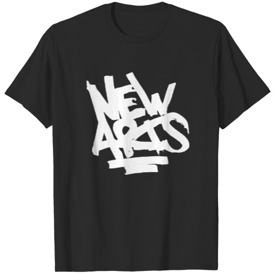 Discover newarts white logo newartsdesign T-shirt