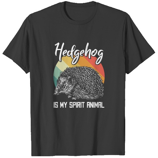 Hedgehog Stinger Picking Rodent Cute T-shirt