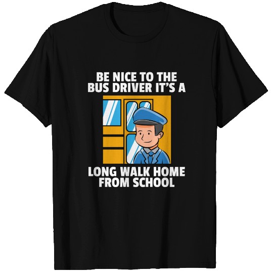 School Bus Drivers Transport Funny Gift T-shirt