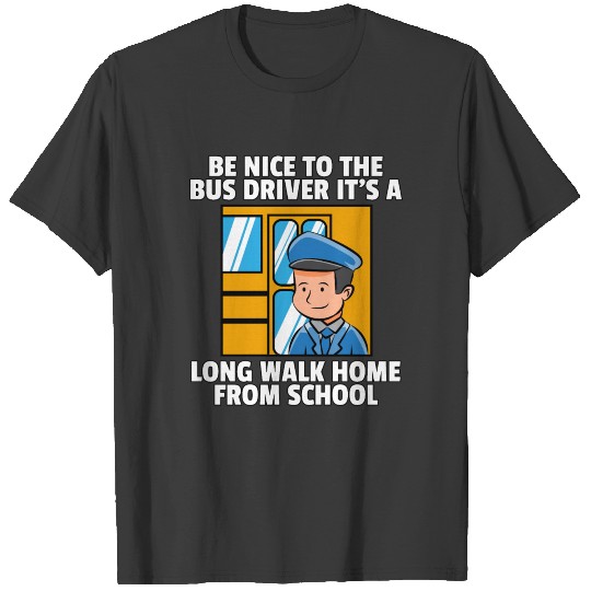 School Bus Drivers Transport Funny Gift T-shirt