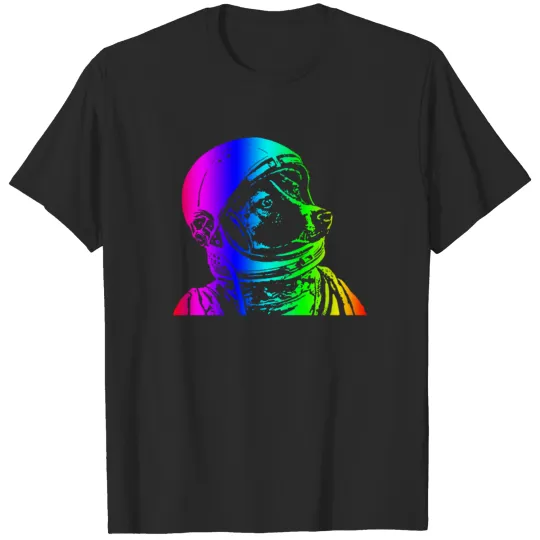 Discover Dog Astronaut Funny T-shirt