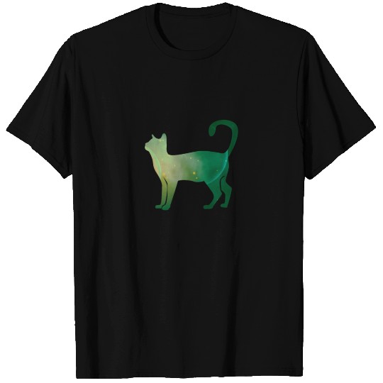 Galaxy Cat Bright Colored Animal Cool Gift Idea T-shirt