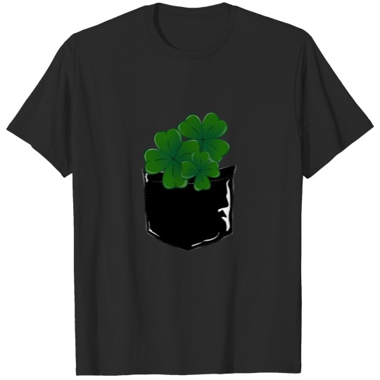 Discover Luck in the dark pocket | Fun shirt | Gift idea T-shirt