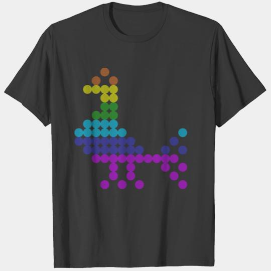 Dotted Colorful Bird T-shirt