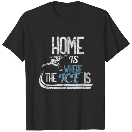 Discover Ice Skating Winter Gift Idea T-shirt