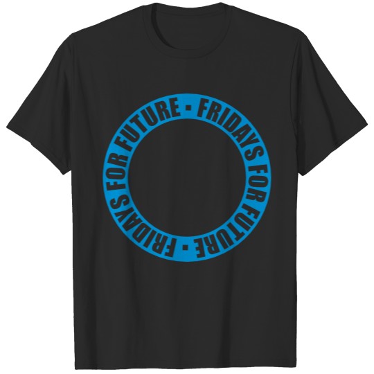 Discover ring logo protest fridays for future earth stamp s T-shirt