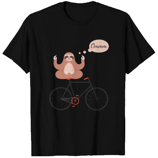 Bicycle Road Bike MTB Sloth Gift Idea T-shirt