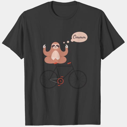 Bicycle Road Bike MTB Sloth Gift Idea T-shirt