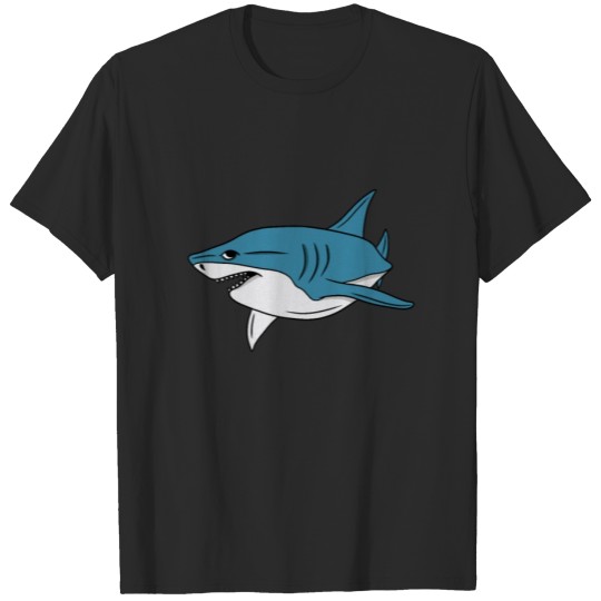 Discover Shark Fish Funny Sweet White Gift T-shirt