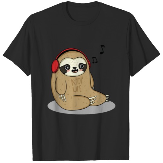 Discover k pop korea music sloth ghetto blaster T-shirt