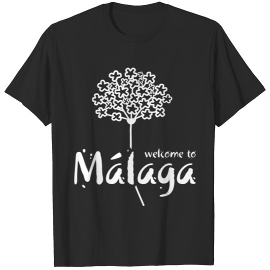 Discover Welcome to Malaga 7 (dark) T-shirt