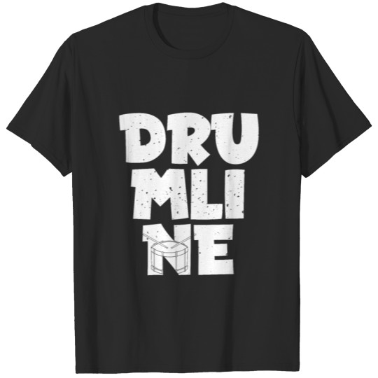 Discover Drumline Drummer Marching Band Gift Drumline Art T-shirt