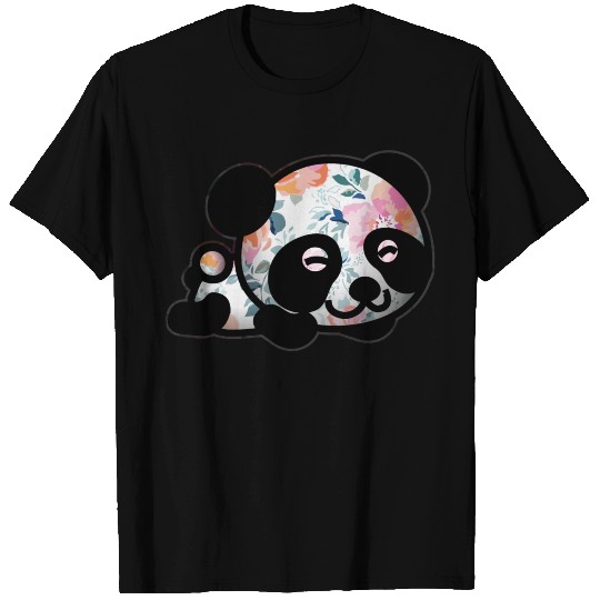 Abstract Panda Design T-shirt