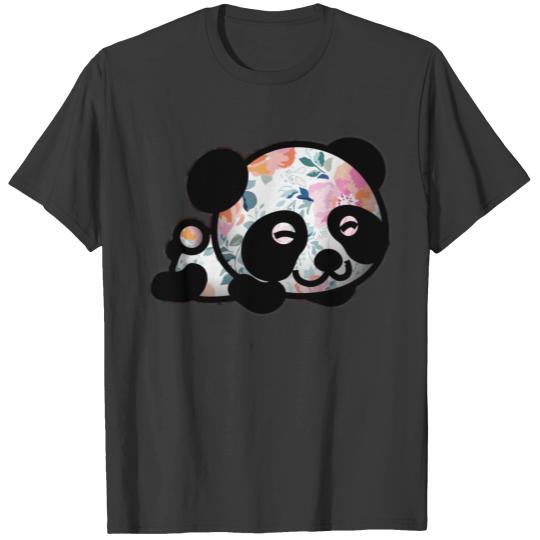 Abstract Panda Design T-shirt