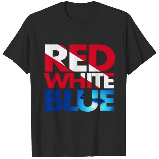 Discover red white blue tshirt T-shirt