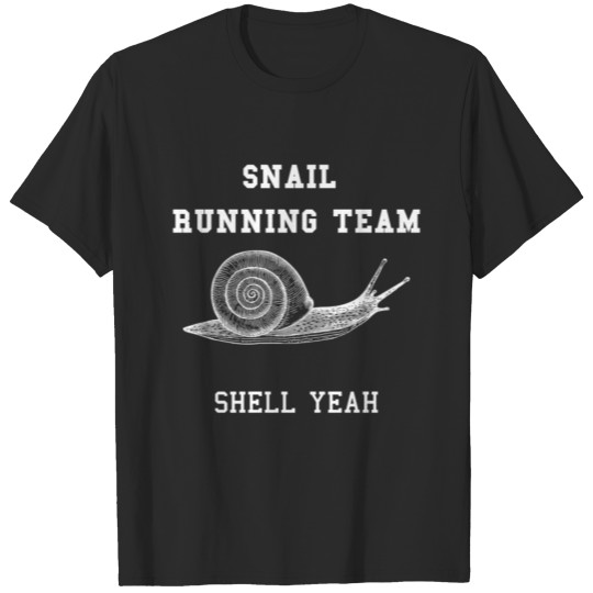 Snail Running team - biology teacher biologist T-shirt