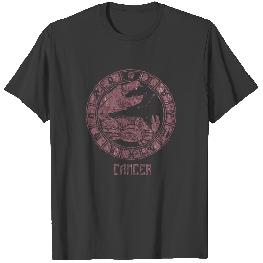 Cancer Zodiac Sign Symbol Stars June July T-shirt