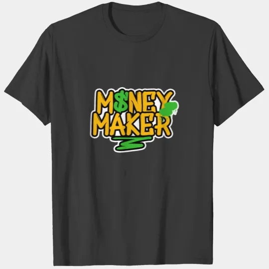 Graffiti Money Maker Spray Can Sprayer Art Urban T-shirt
