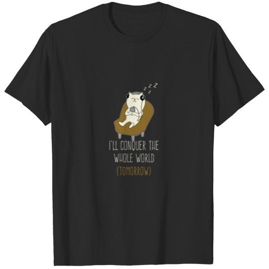 Discover I'll Conquer The Whole World Music Lovers Cat T-shirt