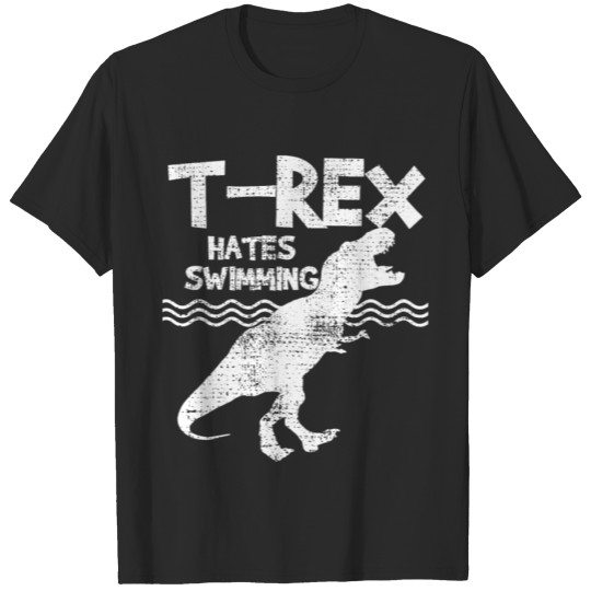 Discover Swimming T-Rex T-shirt