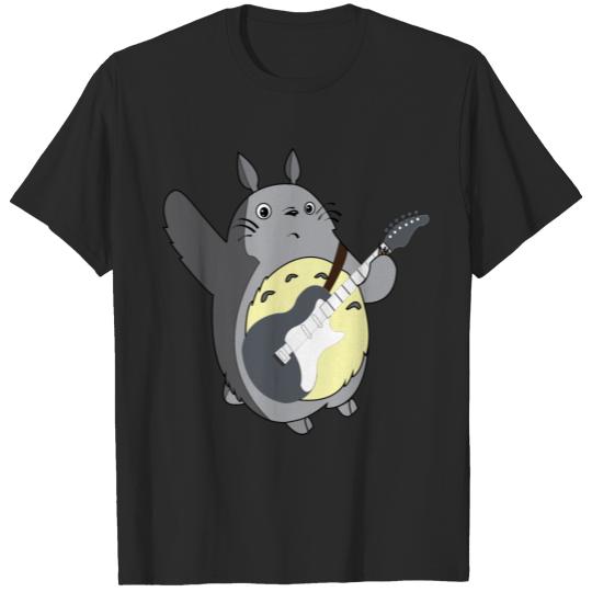 Totoro Playing Guitar T-shirt