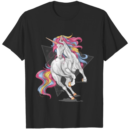 Discover unicorn myth cartoon T-shirt